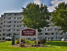 exterior of Richland Towers